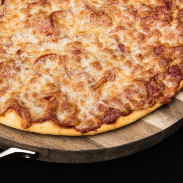 2 Toppings Pizza Thin Crust.