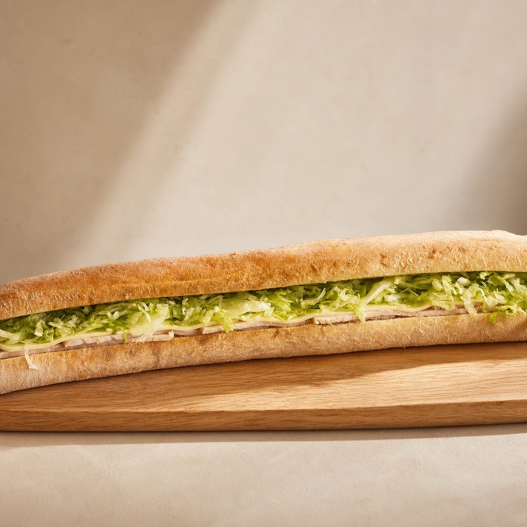1/2 Turkey Torpedo Sandwich.